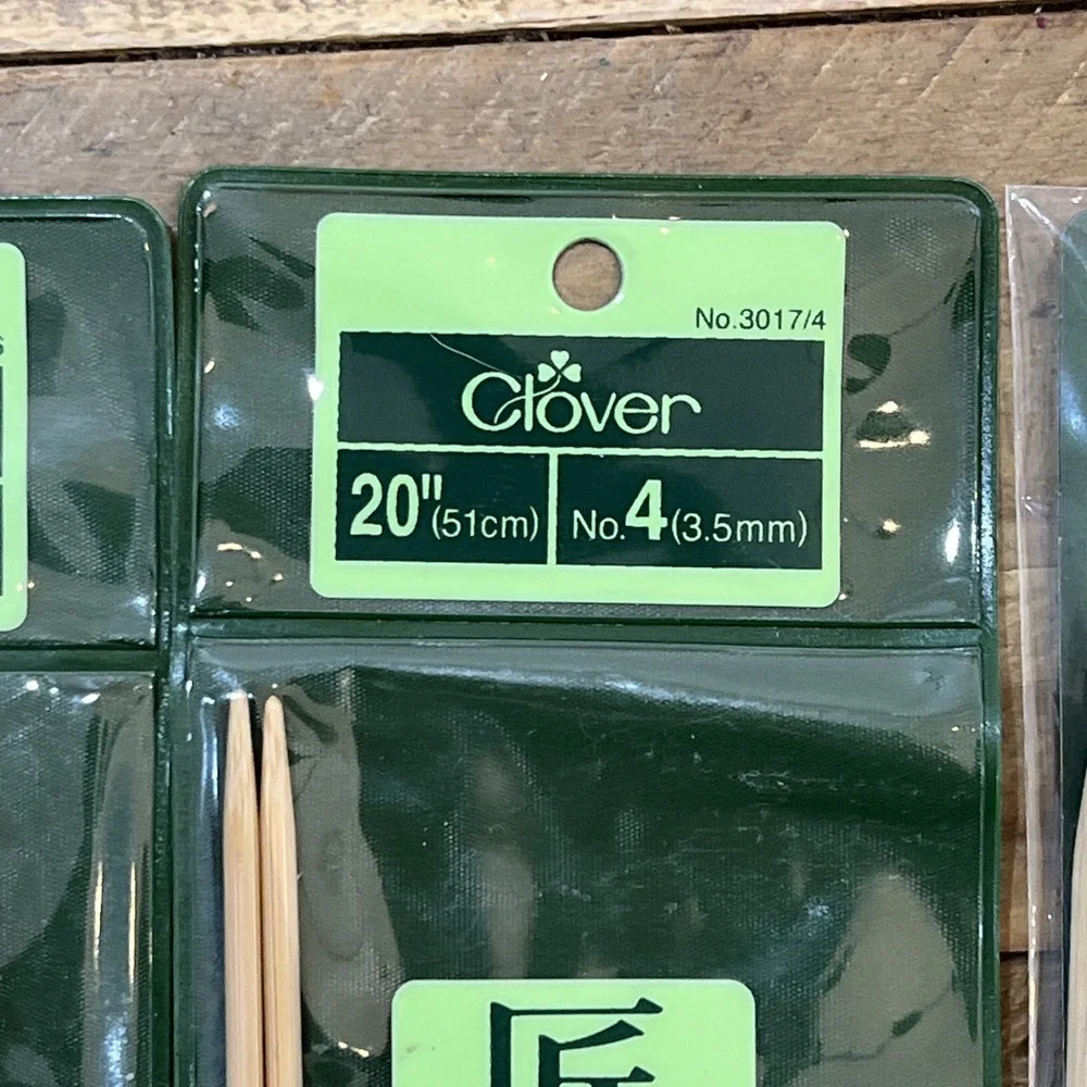 Clover Takumi Bamboo Premium Knitting Needles Set - Circular & Flex Styles